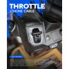 Achilioson 946-05098C Throttle/Choke Cable Replace 946-05098A B C Compatible with