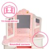 Teamson Kids Princess Gisele Twinkle Star Print 2-Piece Kids Wooden