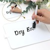 2Pcs Magnetic Dry Erase Board, 5.8"x8.3" Small Dry Erase White