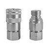 1/2" NPT Carbon Steel Flat Face Type Hydraulic Quick Connect