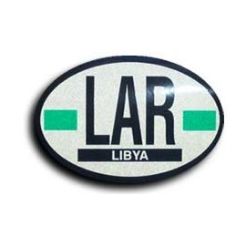 Libya - Oval Decal (Old)