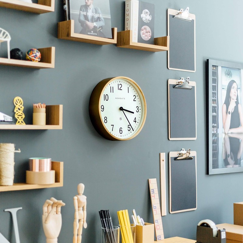 NEWGATE® Master Edwards Wall Clock | Mid Century Style Clock