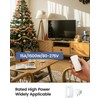 Zoiinet Remote Control Outlet Plug with 2 Switches, Buckle Design