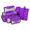 G4Free 7pcs Packing Cubes Value Set Suitcase Organiser for Travel