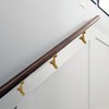 ZAUYX 5 Pack 3 Inch Hand Rail Bracket Antique Brass