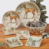 Certified International Winter's Walk 16 pc Dinnerware Set, Service for