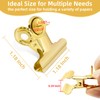 Golden Push Pins Clips (30 Pcs), Upgraded Thumb Tacks with