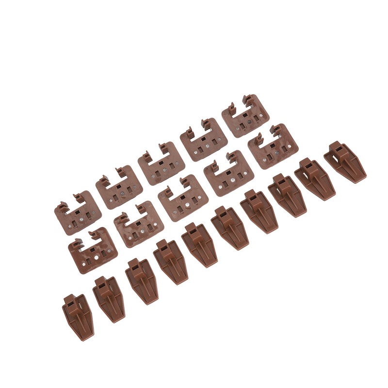 10 Sets Dresser Drawer Slides Plastic Drawer Slides and Guides