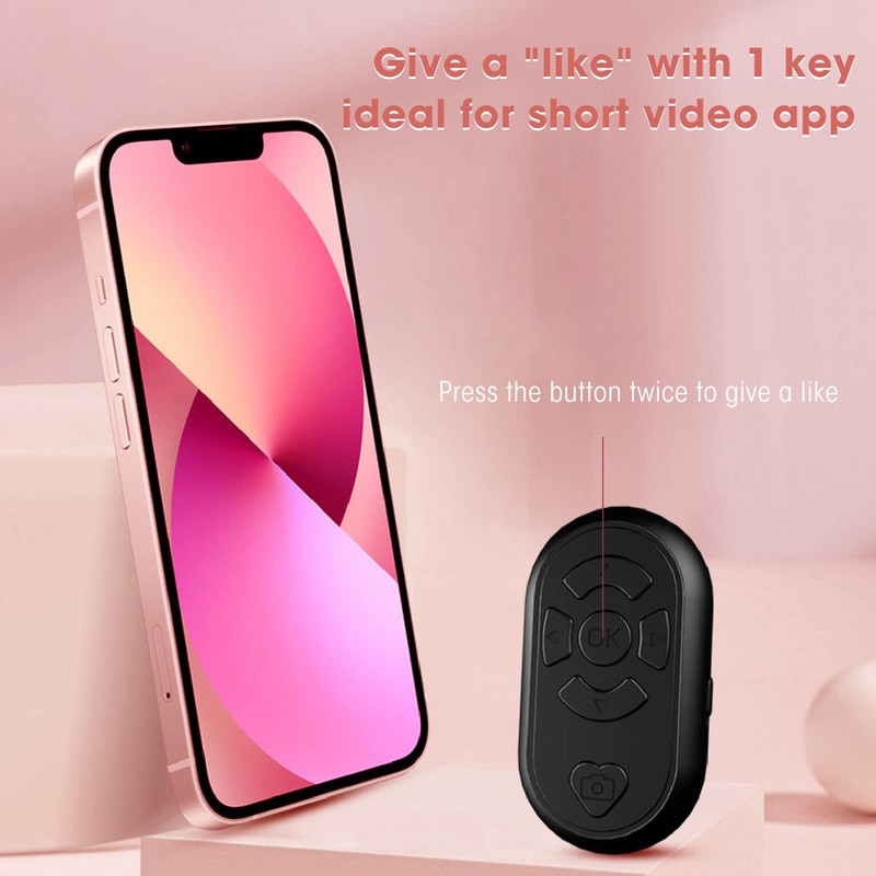 Bluetooth Remote Control Page Turner, für TikTok für Kindle App