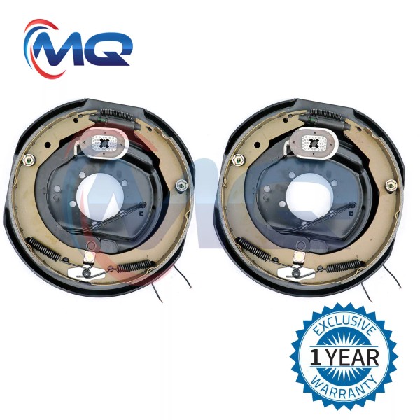 Hicks 2pcs Electric Trailer Brakes Right & Left Backing Plate