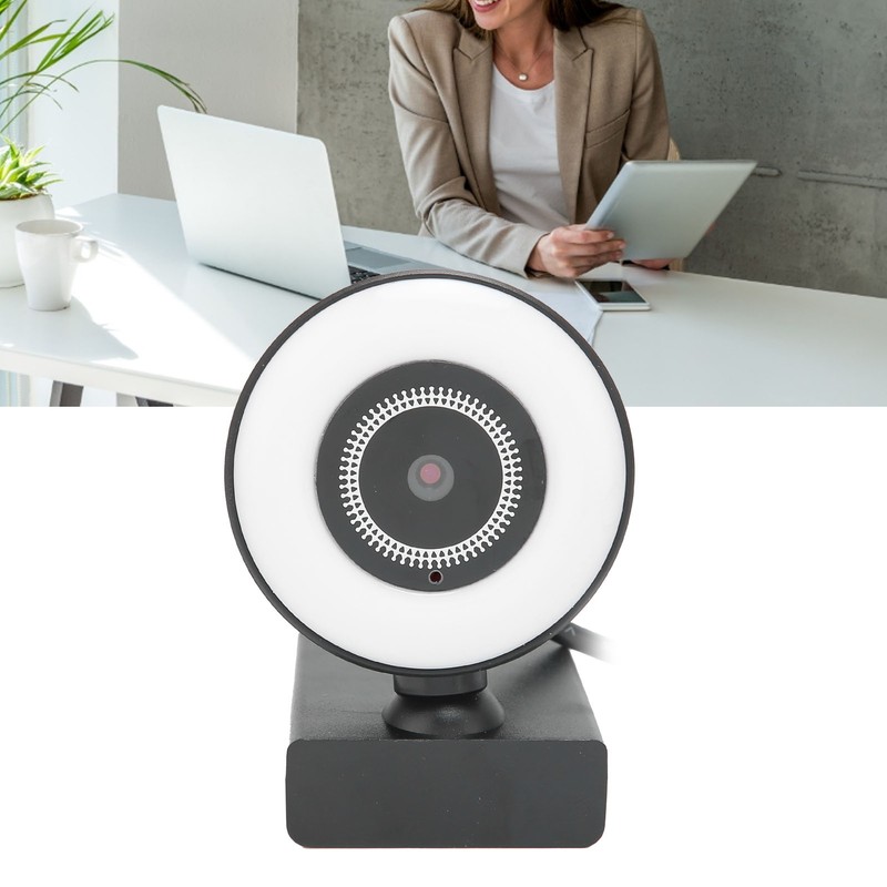 Webcam 1080P HD 30FPS USB2.0 Computer Camera Builtin Microphone for