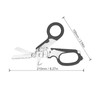 Folding Scissors Stainless Steel Clear Scale Wind Breaker Cutter Wrench