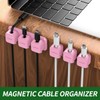 6+1Pack Magnetic Cord Organizer, Wire Holder Keeper Organizer Management, Easy