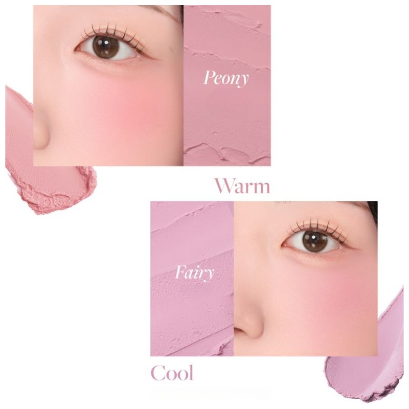 DEAR DAHLIA Petal Blur Cream Blush 4g, Color:Poppy