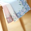HOULIFE Ladies 100% Cotton Handkerchiefs Women's Cherry Blossom Floral Print