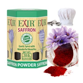 EXIR® Saffron Powdered (10-grams) - Sprinkle Herb and Spice Seasoning