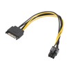 MECCANIXITY 15 Pin to 6-Pin Male Graphics Card Cable PCI-Express