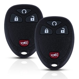 Replacement Keyless Entry Car Remote Key Fob fits for Chevy 2007-2014 Equinox Avalanche Silverado Escalade Suburban GMC Yukon OUC60270, OUC60221, Set of 2