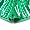 Little Girls Metallic Shiny Pocket Shorts St. Patrick's Day Sapandex