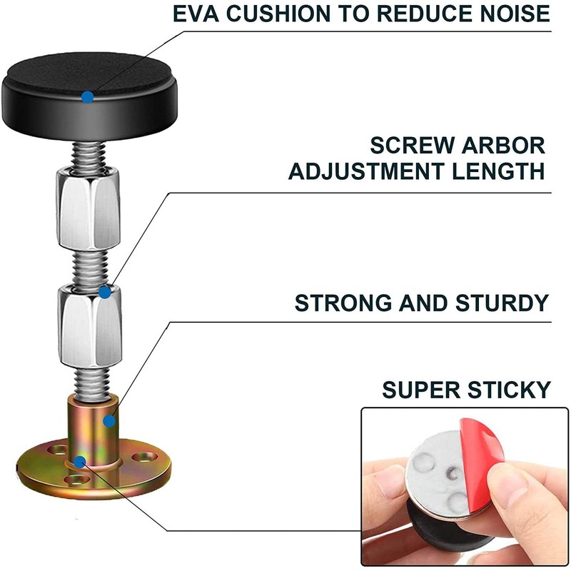 Pack of 4 Adjustable Bed Frame, Anti Shake Fixer with