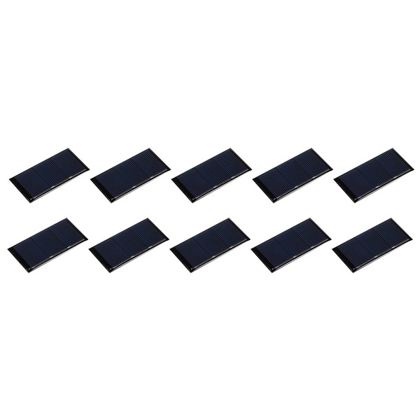 sourcing map Mini Solar Panel Cell 1.5V 160mA 0.24W 60mm