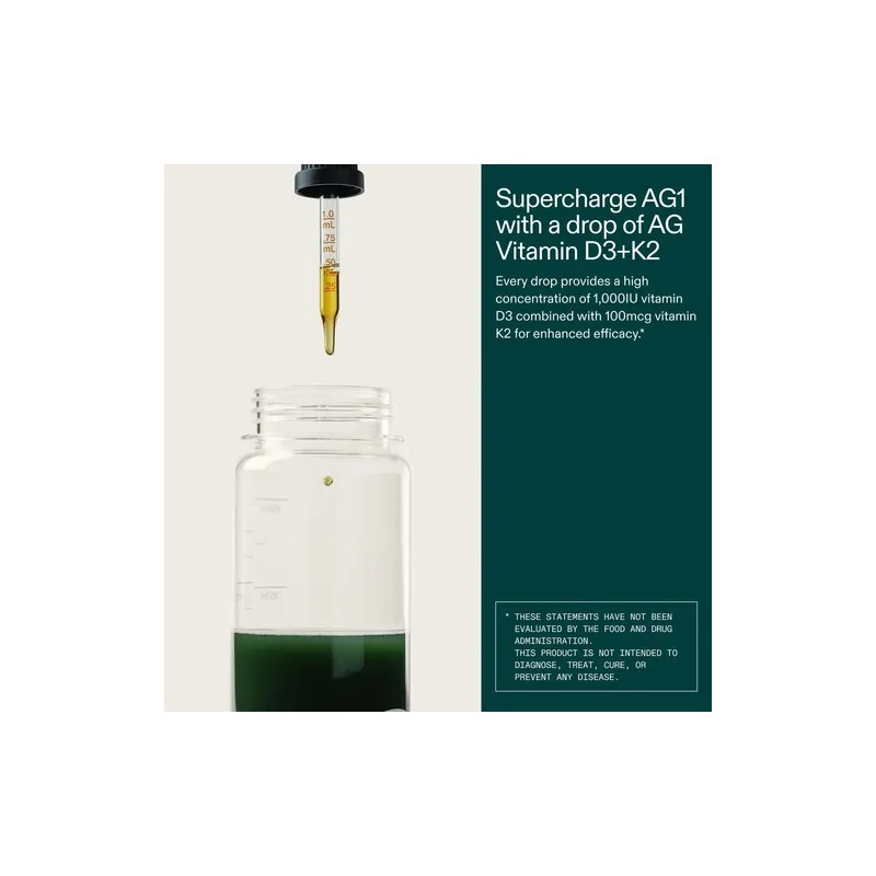 Ag1 Gotas Vitamina Apoya Salud Ósea Inmune