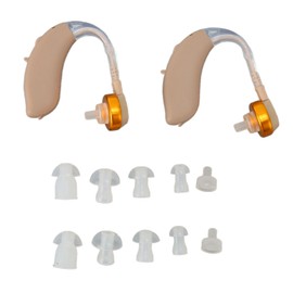 BTE Sound Aid Ergonomic Portable Noise Reduction Silicone Elderly BTE Sound Amplifier