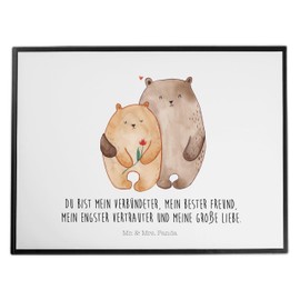 Mr. & Mrs. Panda Desk Mat Bear Love Gift Partner Desk Mat in Love