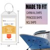 Cruise Luggage Tag Holders for Carnival, Princess & NCL Cruises