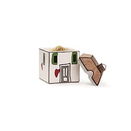 EGAN Zuccheriera, Ceramica Smaltata, Avorio, Small, 150 ml