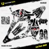 Factory EFX Gray Savage Racing Camo Graphics kit fits Sur-Ron
