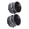 1 Pair NAB Hub Adapters Professional Polished Aluminum Alloy 10