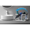 YUET Hair Dryer Holder Station/Wall Mounted, Hairdryer Stainless Steel Hair