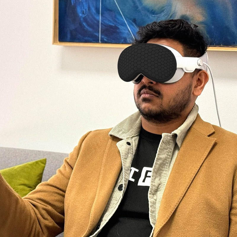 Geekria VR Headset Shell Protective Cover Compatible with Apple Vision