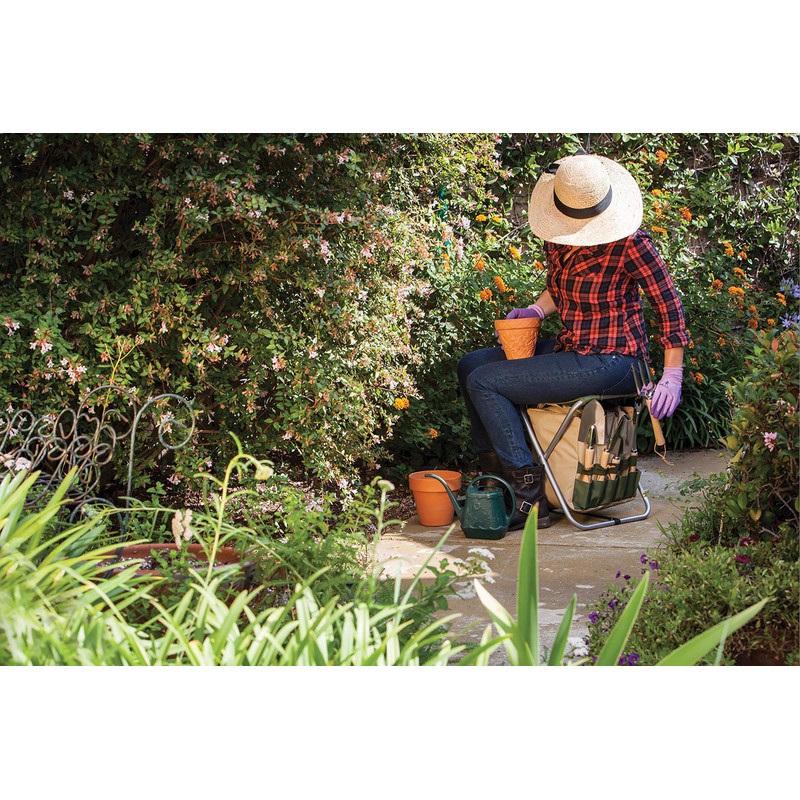 ONIVA - a Picnic Time brand Gardener Folding Seat with