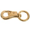 Weaver Leather 1in Solid Brass Bull Snap Solidbrass 1