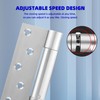 Tellfeel 5 Inch Self-Closing Door Hinge Adjustable Spring Heavy Duty