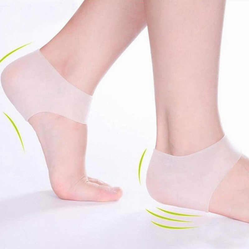 Heel Pads,Gel Heel Protector Silicone Pads, Breathable Heel Protector, Heel