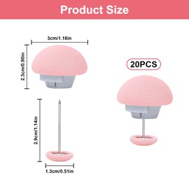 Pack of 20 Duvet Holders Against Slipping, Pink Duvet Cover Clip, Plastic Duvet Clips, Quilt Fixer, Duvet Cover Clips, Bed Linen, Duvet Pins Mushroom Attachment Clip with Button