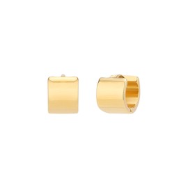 Gold&Deer 14K Goldfield Mini Wide One-Touch Earrings Rose Gold / 골드앤디어 14K 골드필드 미니 와이드 원터치 귀걸이 로즈골드