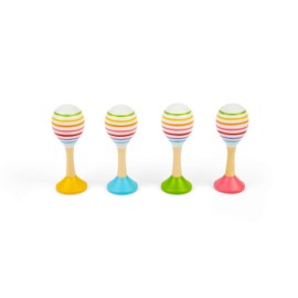 Bigjigs Toys Wooden Junior Maracas - Children's Musical Instruments