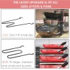 MUDEELA Pan Organizer Rack for Cabinet, Pot Rack with 3