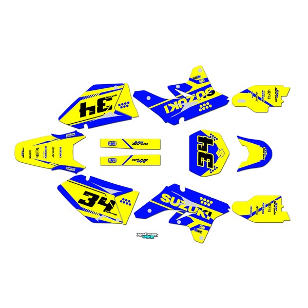 Kalair GFX Graphics Kit for Suzuki RMZ 250 (2007-2009) Icon