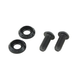 POSH CB400SF MT-09 Zephyr NINJA250 PCX Grom, 500096-06 Motorcycle Supplies Machine License Plate Holder Set, Black, 2 Pieces
