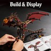 DOLBLOCK Mechanical Fire Dragon Building Blocks Set, Flame Dragon Model