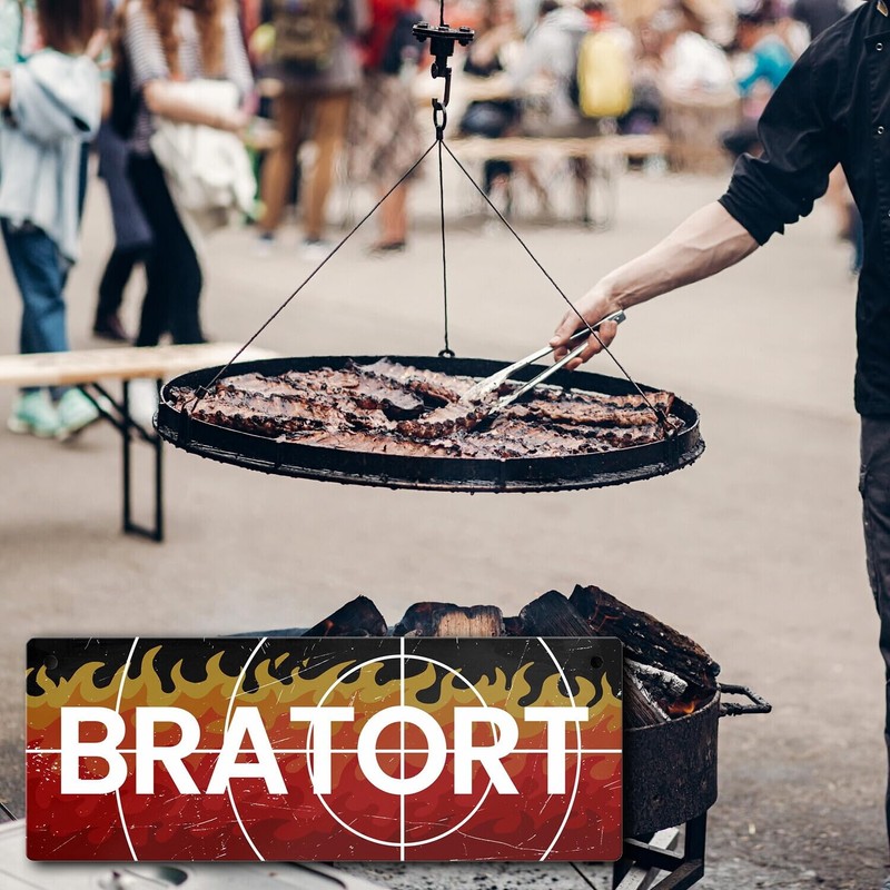 Bratort Metal Sign L 10.5 x 28 cm for the