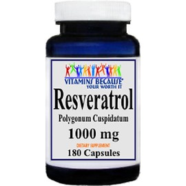 Resveratrol 1000mg, 180 Capsules