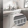 2pcs Cabinet Furniture Vent Covers,Louvered Ventilation Cover,Aluminium Alloy Ventilation Grille,Rectangle