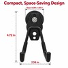 Magnetic Garage Hook, Heavy-Duty Double-Prong Tool Hanger, No-Drill Magnetic Storage
