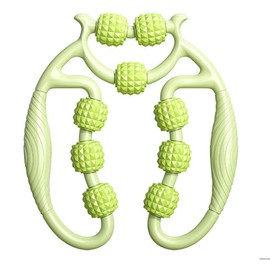 Massage Roller, Massage Roller Legs, Massage Roller with Handle Leg, Leg Massager, Cellulite Deep Tissue Massage Arm, Roller Leg Roller Massager for Blood Circulation for Muscles Deep Tissue, Green